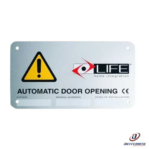 Tabella Segnaletica Di Sicurezza Life Tl 1Am0390000 Automazione Automatismi | Portable | Étanche