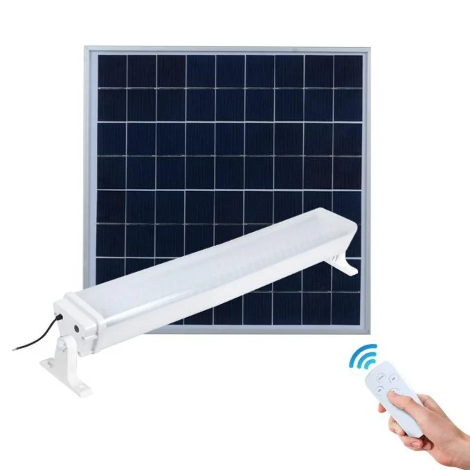 Fluorescent industriel Tube LED solaire d'extérieur 63cm 1500lm équivalent 150W