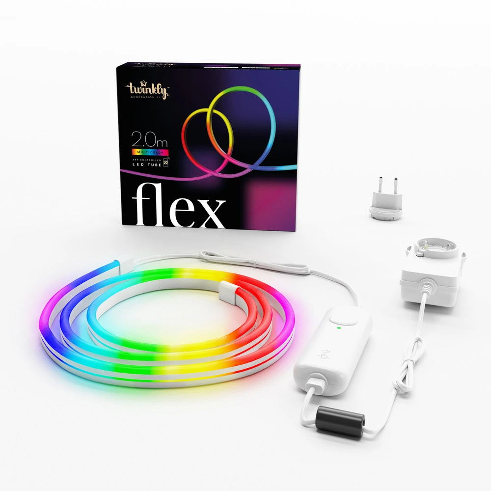 Tube lumineux LED Twinkly flex RVB 2m WI-FI