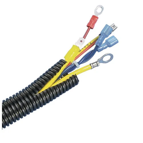 1.875 Corrugated Loom Tubing Slit Wall Polyethylene CLT188F-C20 100FT