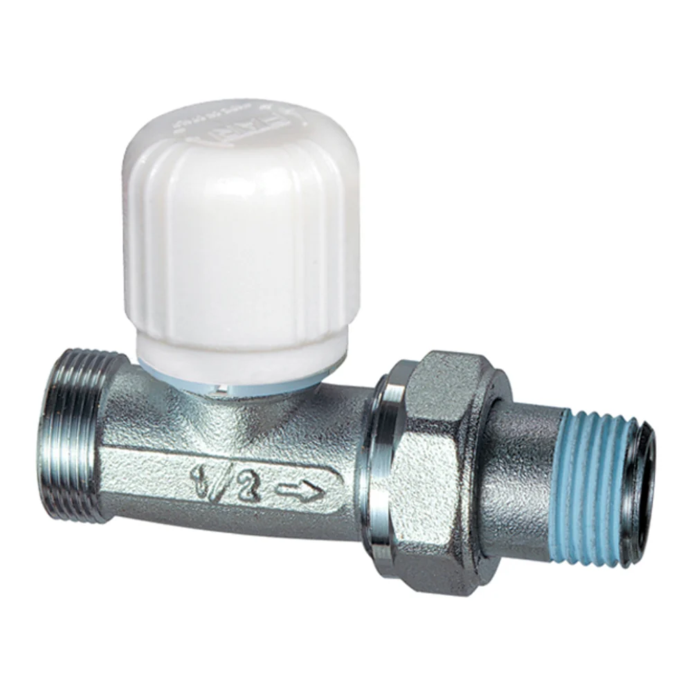 Tuyau d'évacuation Valvola Diritta Termostatizzabile Per Tubo Rame, Plastica E Multistrato Far 3/8" - 24X19