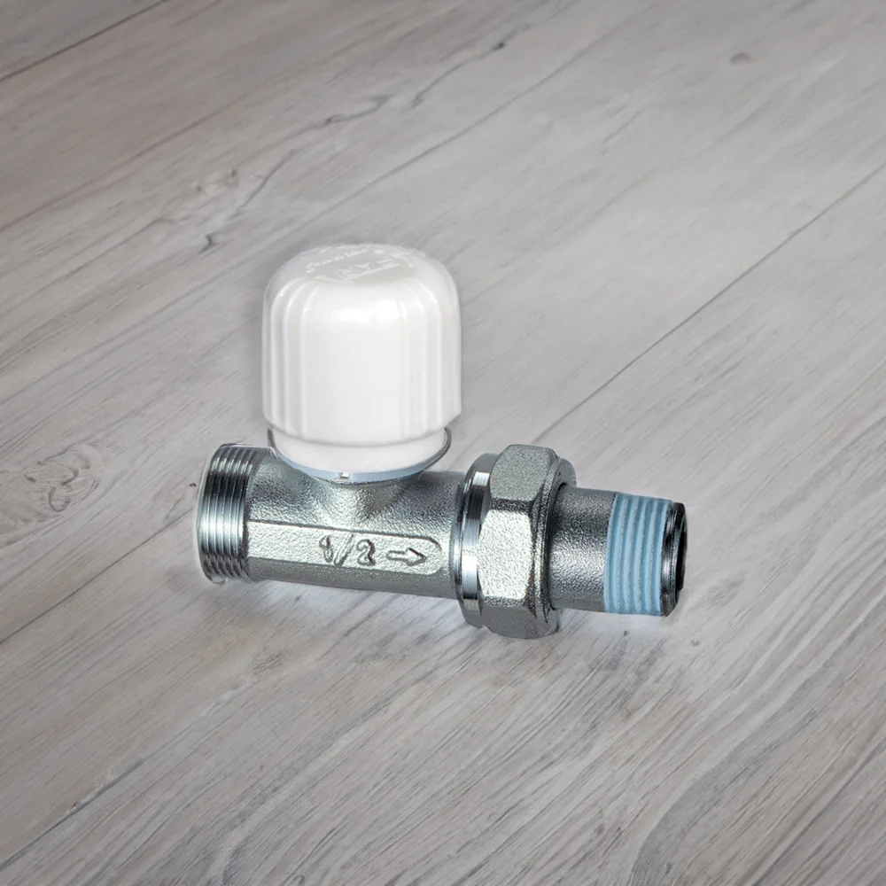 Tuyau d'évacuation Valvola Diritta Termostatizzabile Per Tubo Rame, Plastica E Multistrato Far 3/8" - 24X19