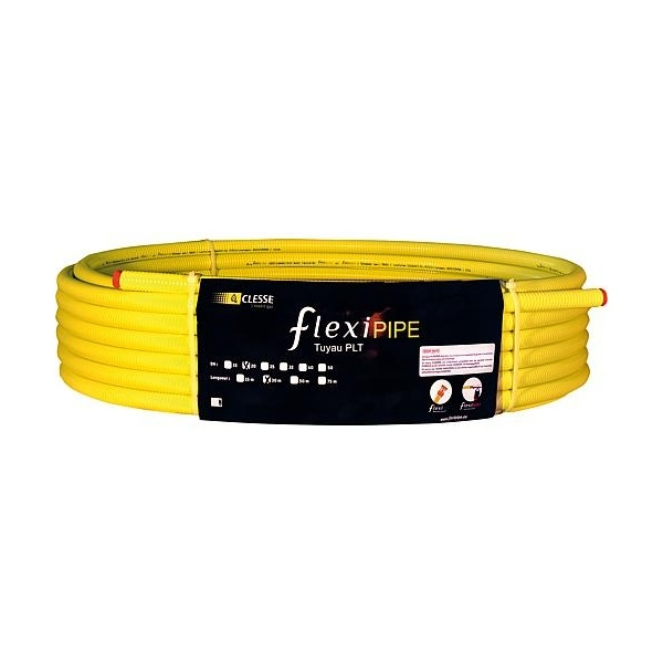 Tuyau inox d'alimentation gaz FLEXIPIPE2 couronne - 30 m - 20 mm - CLESSE - Diamètre 40mm