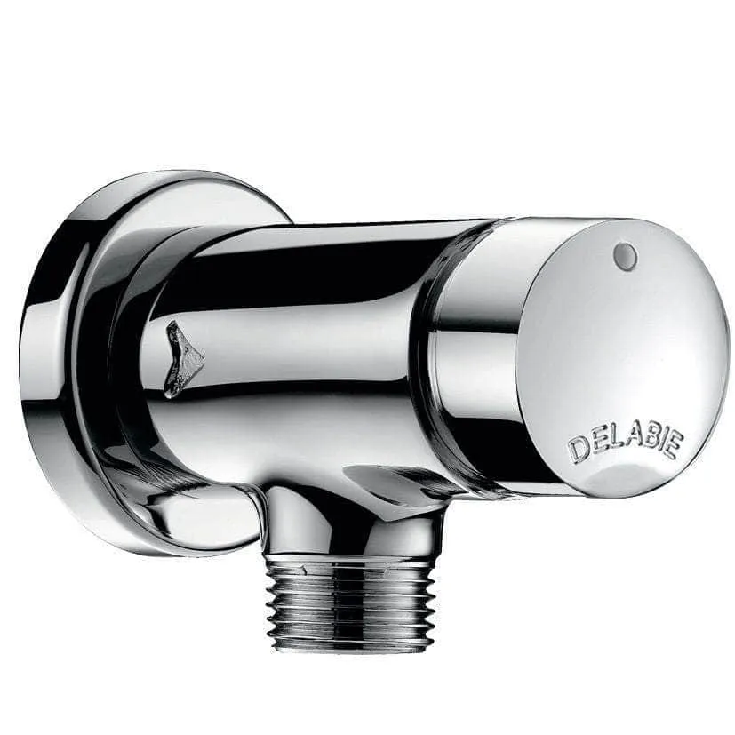 Robinet de lavabo Robinet temporisé 7 sec Temposoft 2 pour urinoir, à déclenchement souple à poser en applique équerre D 1...
