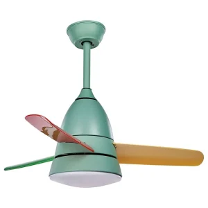 Ventilateur de plafond silencieux Ventilateur de plafond avec lumière multicolore STRAWBERRY