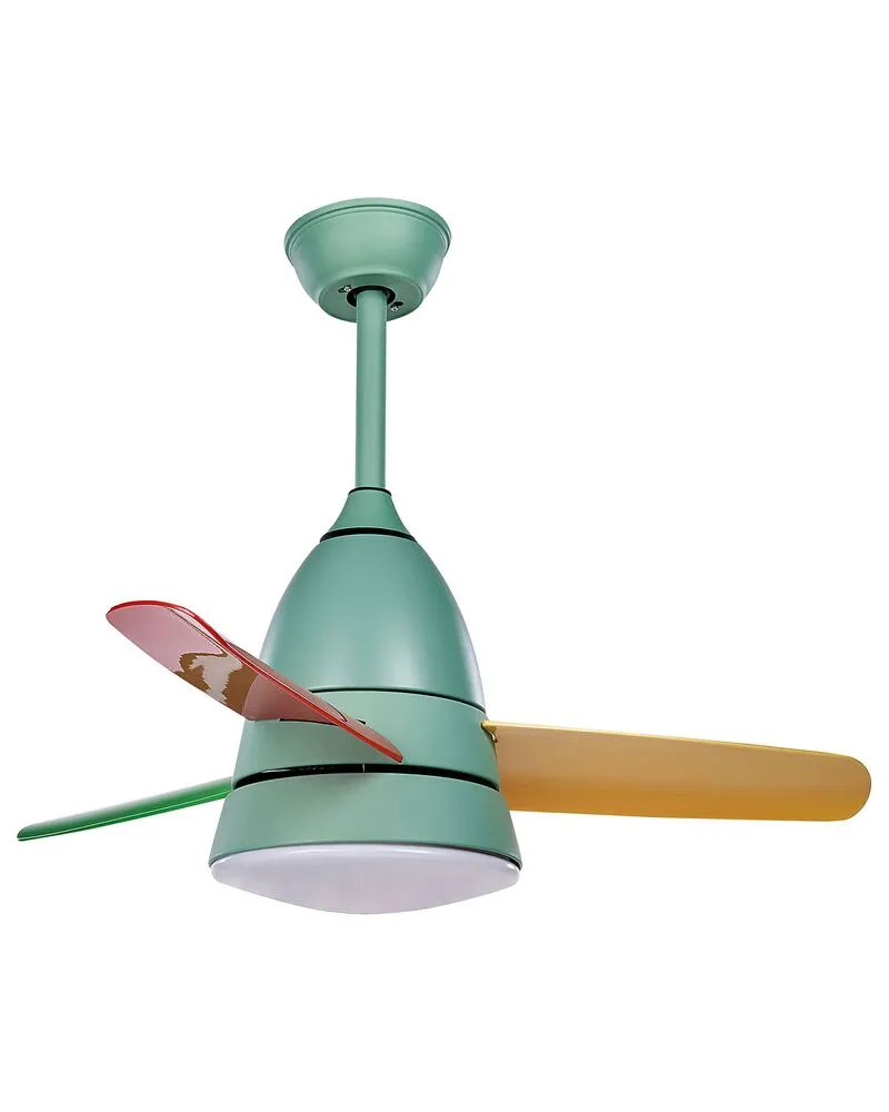 Ventilateur de plafond silencieux Ventilateur de plafond avec lumière multicolore STRAWBERRY
