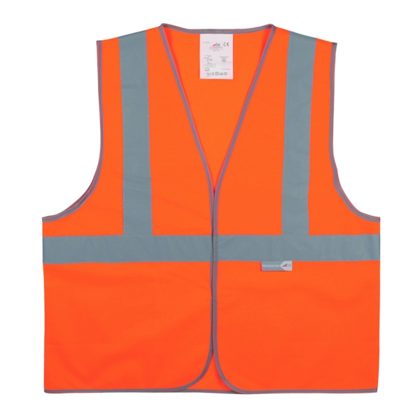 Gilet haute visibilité de signalisation BILLES orange - T2S