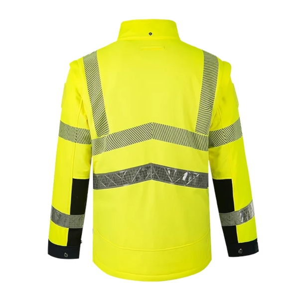 Blouson haute visibilité LUMINA 2 en 1 jaune/marine - XL - CODUPAL SAFETY