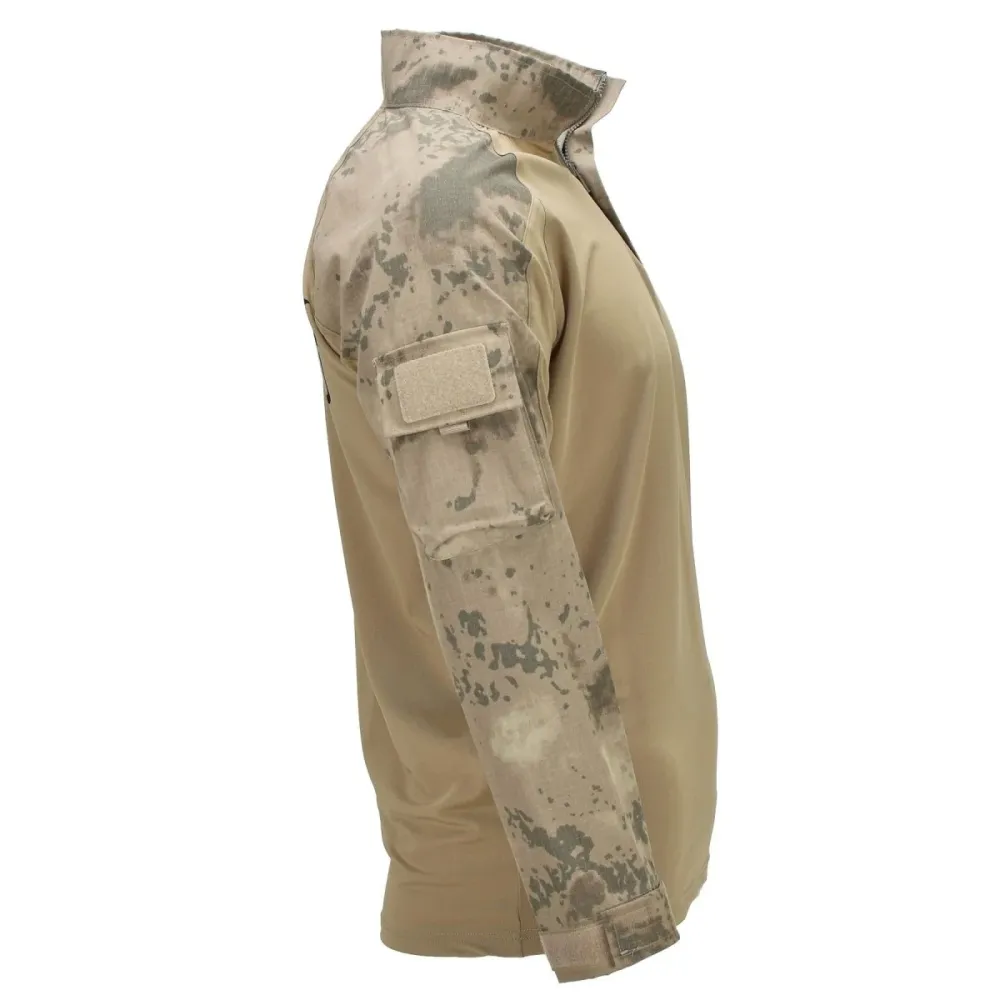 Chemise de Combat tactique militaire turque originale, manches longues, camouflage M2021