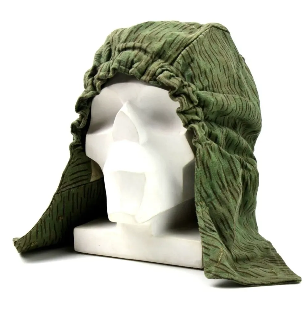 Capuche originale de l'armée tchèque CZ M60. Veste militaire camouflage à capuche