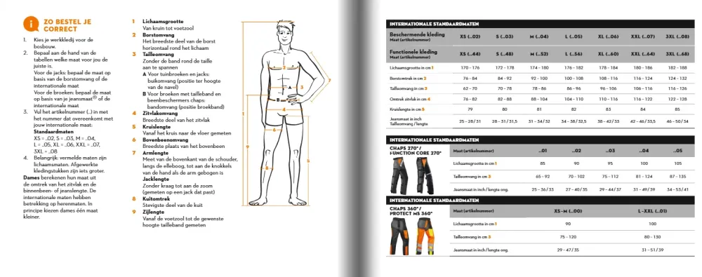 Pantalon anticoupure STIHL DYNAMIC DuroTEC avec ceinture – Design , Classe 2 – XXL