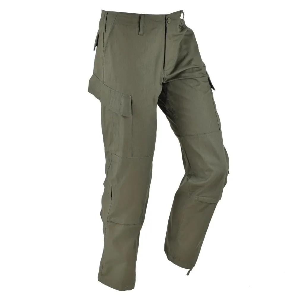 Pantalon cargo ripstop de style armée américaine de marque Mil-Tec, couleur olive