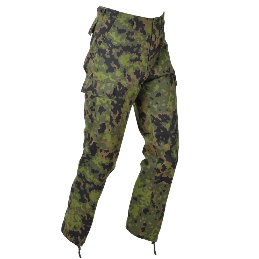Pantalon de combat MFH Pantalon BDU indéfectible à taille réglable M05 Camouflage finlandais