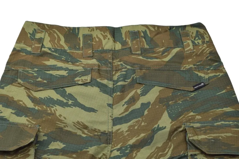 Pantalon court PENTAGON Lycos ripstop bermuda tripartite couture poches renforcées