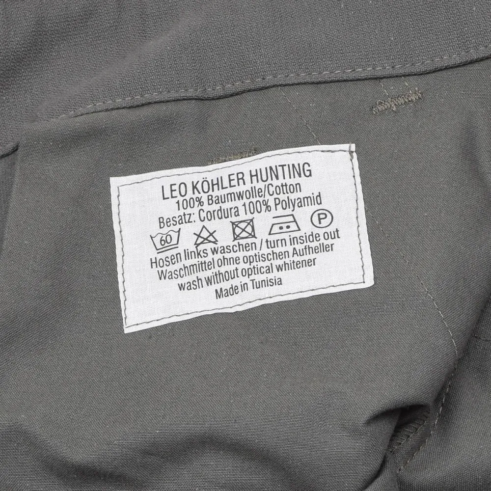 Pantalon de travail Leo Kohler Pantalon de travail de qualité cargo résistant renforcé en Cordura