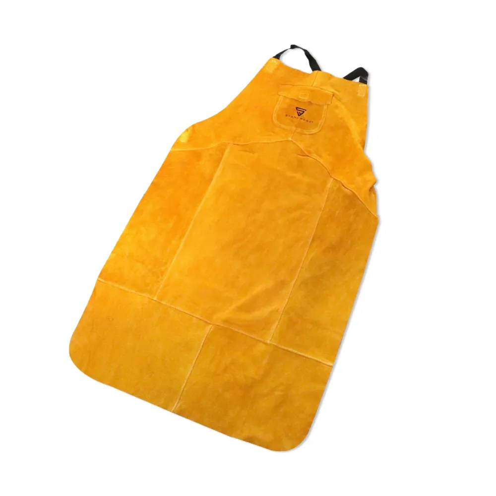 Tablier de soudage en acier des vêtements en cuir / vêtements de protection en cuir / professionnel pour le soudage et la...