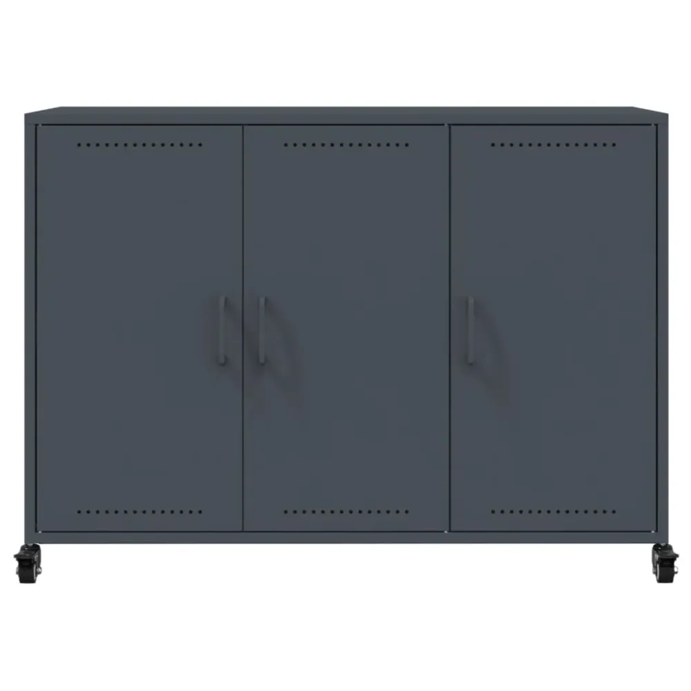 Premium Anti-Rouille Buffet bahut commode armoire meuble de rangement organisateur cuisine salle de séjour salon 100,5 x 3...