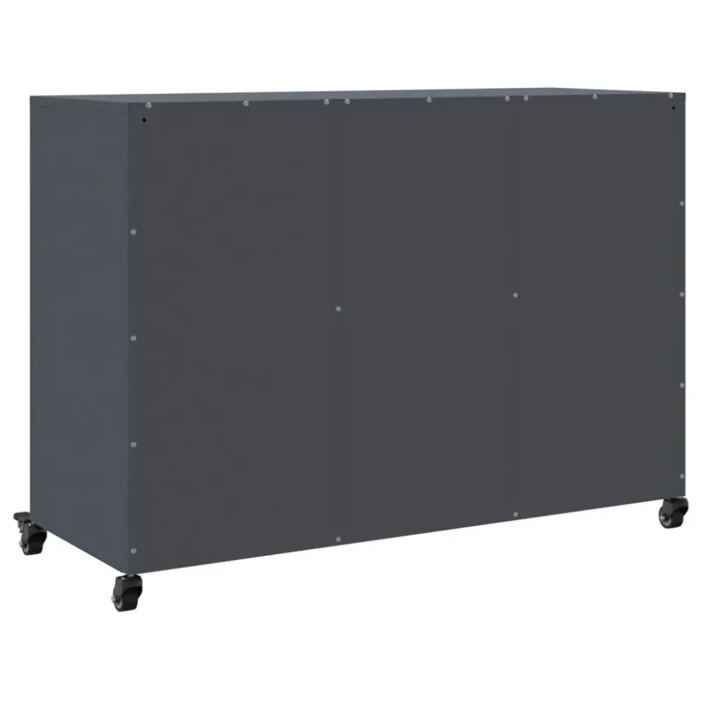 Premium Anti-Rouille Buffet bahut commode armoire meuble de rangement organisateur cuisine salle de séjour salon 100,5 x 3...