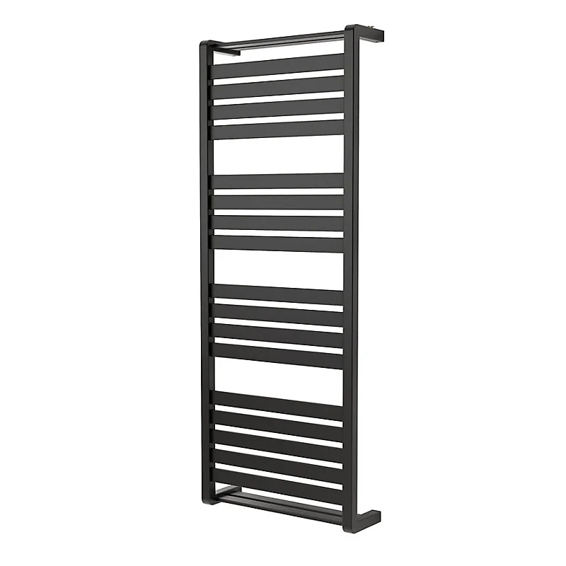 Séchoir à linge Sèche-serviettes eau chaude en acier GoodHome Loreto vertical anthracite 679 W