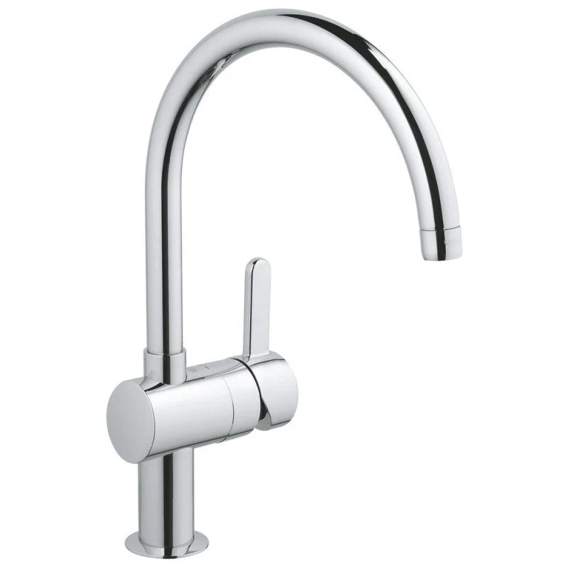 Mitigeur évier FLAIR GROHE 32452000 bec col de cygne - chromé